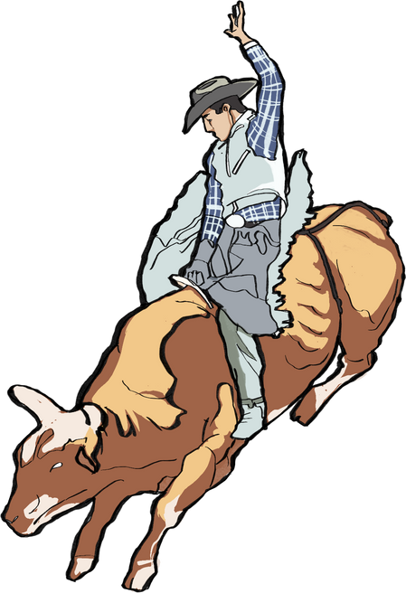 Rodeo Sport Illustration